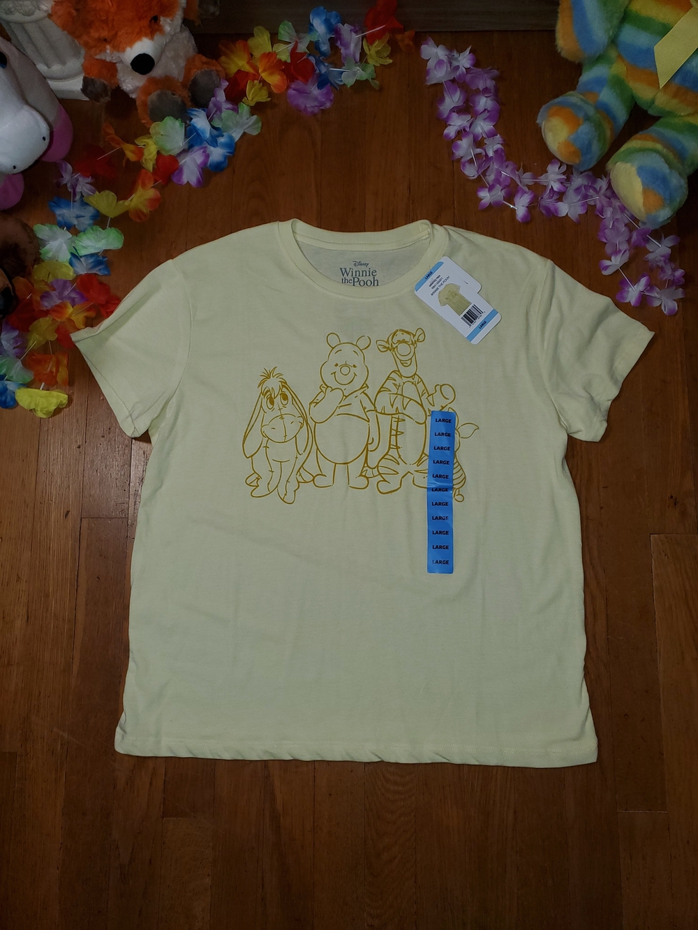 Disney Yellow Winnie the Pooh Line Art Tee - Picture 8 of 8
